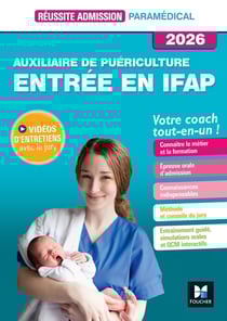 Réussite admission : Entrée en IFAP : Auxiliaire de puériculture (édition 2026)