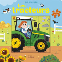 Mon livre puzzle : Les tracteurs