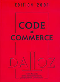 CODE DE COMMERCE 2001