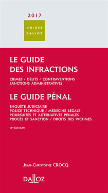 GUIDE DES INFRACTIONS 2017 (LE)