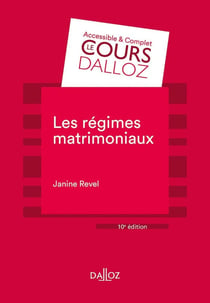 Les régimes matrimoniaux