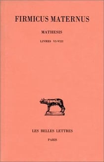 Mathesis Tome 3 - L6-8