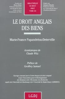Le droit anglais des biens
