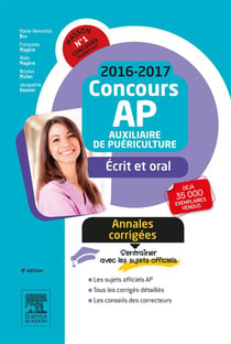 Annales corrigées - concours auxiliaire de puériculture (édition 2016/2017)