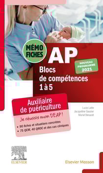 Mémo-fiches : AP, auxiliaire de puériculture : blocs de compétence 1 à 5 (5e édition)