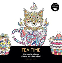 Happy coloriage - tea time
