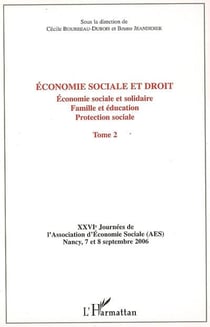 Économie sociale et droit t.2 - économie sociale et solidaire