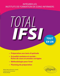 Total IFSI - intégrer les instituts de formation en soins infirmiers - tout-en-un