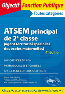 ATSEM principal de 2e classe (agent territorial spécialisé des écoles maternelles) (édition 2020)