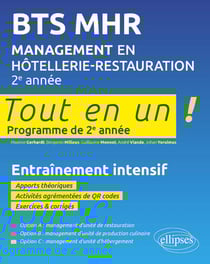 BTS MHR management en hôtellerie-restauration : 2e année