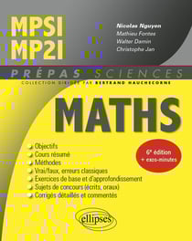 Maths : MPSI/MP2I