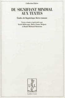 Du signifiant minimal aux textes