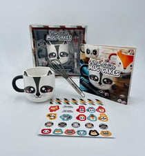 Mon atelier mug cake + stickers : raton laveur