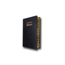 Bibbia Nuova Riveduta : Nera con rubrica e taglio oro
