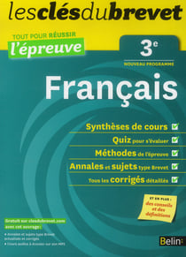 Francais 3E: Tout Pour réussir L’Epreuve