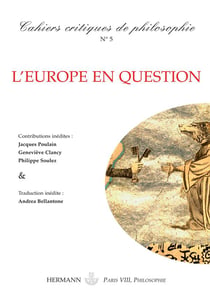 Cahiers critiques de poésie n.5 : l'Europe en question