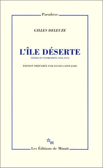 L'Ile déserte et autres textes (1953-1974)