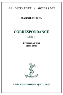 Correspondance livre 1 - epistolarium (1457-1475)