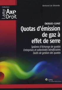 QUOTAS D EMISSION DE GAZ A EFFET DE SERRE