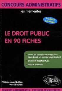 Le droit public en 90 fiches (3e édition)