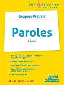 Paroles, de Jacques Prévert