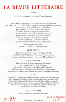 LA REVUE LITTERAIRE n.59