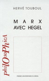 Marx avec Hegel