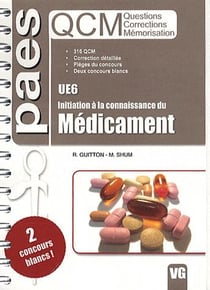 Qcm paes ue6 initiation à la connaissance du médicament