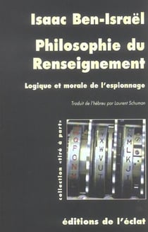 Philosophie du renseignement