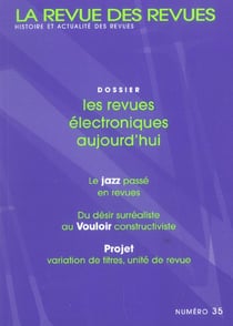 La revue des revues n.35