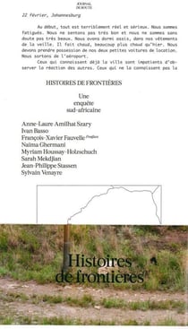 Histoires de frontières