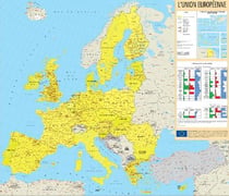Carte géographique - l'union européenne