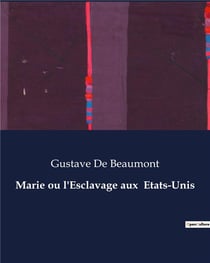 Marie ou l'Esclavage aux Etats-Unis : Une exploration des moeurs américaines à travers le prisme de l'esclavage et des préjugés raciaux