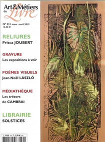 Art et métiers du livre N°331 Prisca Joubert - mars 2019