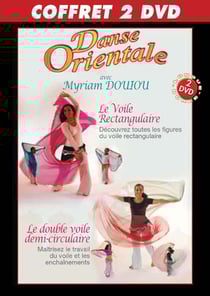 Coffret Danse orientale Le voile - Le voile rectangulaire - Le double voile demi-circulaire