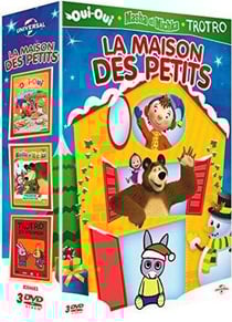 Maison des petits - Coffret : Masha et Michka - Première rencontre + Oui-Oui - Le pique-nique en musique + Trotro est amoureux
