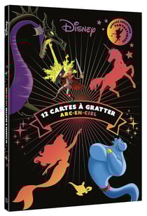 DISNEY - Les Ateliers Disney - 12 cartes à gratter Arc-en-ciel - Créatures fantastiques