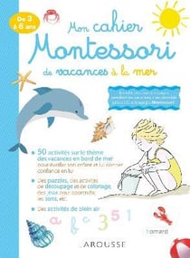 Mon cahier montessori de vacances à la mer