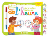 Les livres-ardoises : ma première lecture de l'heure : à partir de 5 ans (édition 2017)