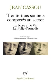 Trente-trois sonnets composes au secret : la rose et le vin - la folie d'Amadis