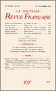 La nouvelle revue francaise t.333