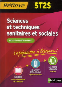 SCIENCES ET TECHNIQUES SANITAIRES ET SOCIALES ST2S - MEMO REFLEXE N24 - 2013