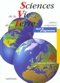 Sciences et vie de la terre 4eme tout le programme