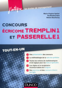 Concours ecricome - tremplin 1 et passerelle 1 - tout-en-un