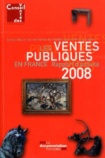 Les ventes publiques en france - rapport d'activité 2008 du conseil des ventes