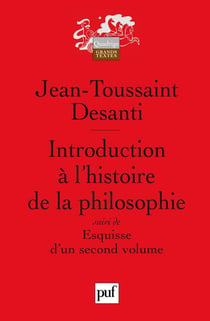 Introduction à l'histoire de la philosophie - esquisse d'un second volume