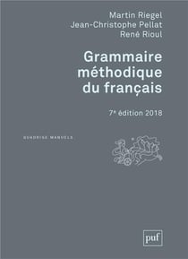 Grammaire méthodique du francais