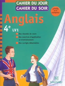 Cahier du jour / cahier du soir : anglais - LV1 - 4ème (édition 2004)