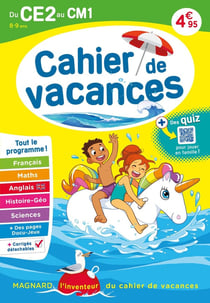Cahier de vacances : du CE2 vers le CM1 (édition 2023)