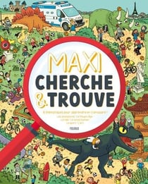 Cherche et trouve : maxi : les dinosaures, le Moyen Age, la ville, le corps humain, le sport, l'art